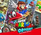 History of Mario artwork for Super Mario Odyssey used on the special Super Mario Bros. 35th Anniversary Japanese website.