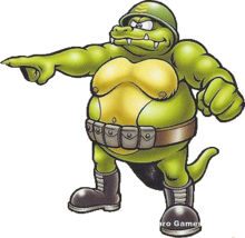General Klump's artwork, as seen in the trading card series.