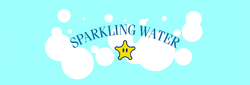 Sign for Sparkling Water in Mario Golf: Super Rush