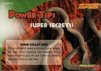 One of the Mario Kart 64 Collectible Trading Cards.
