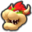 Bowser's head icon in Mario Kart 8 Deluxe.