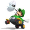 Artwork of Baby Luigi, from Mario Kart 8.