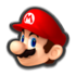 Mario's head icon in Mario Kart 8