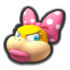 Wendy's head icon in Mario Kart 8