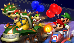 The icon for Balloon Battle from Mario Kart: Double Dash!!