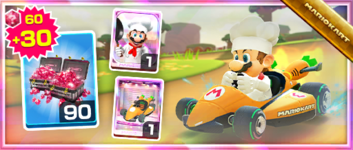 The Mario (Chef) Pack from the Amsterdam Tour in Mario Kart Tour