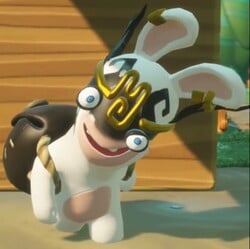 A Tropical Collector in the Donkey Kong Adventure DLC of Mario + Rabbids Kingdom Battle