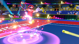 Mario activating an earlier version of a Zone Shot resembling an Ultra Smash