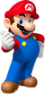 Artwork of Mario giving a thumbs-up