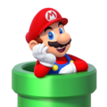 Mario in a Warp Pipe (updated artwork)