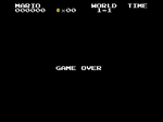The image for "Game Over" from Super Mario Bros. on Nintendo Music