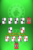 The player unable to make any moves