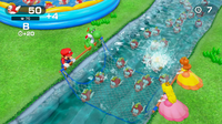 A minigame from Super Mario Party