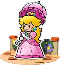 Princess Peach from Paper Mario: Color Splash