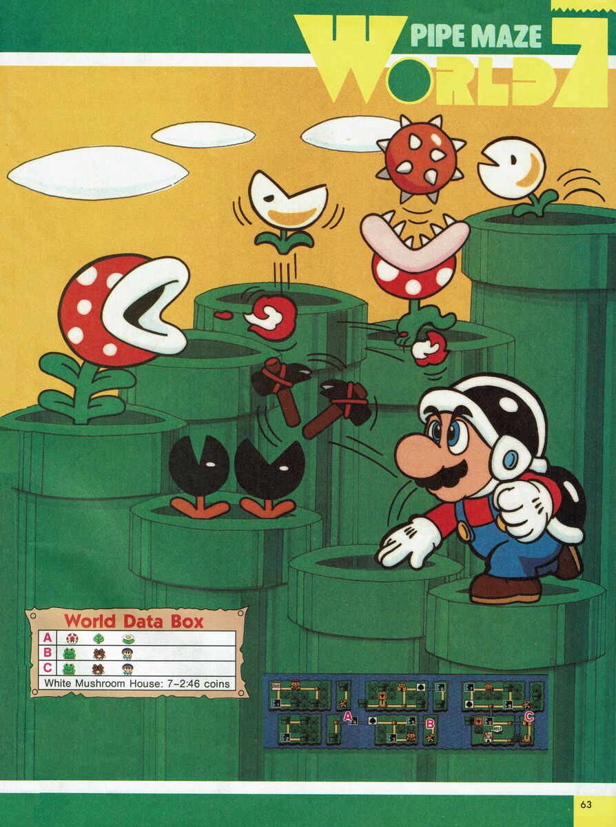 File:Pipe Land scene SMB3.jpg - Super Mario Wiki, the Mario encyclopedia