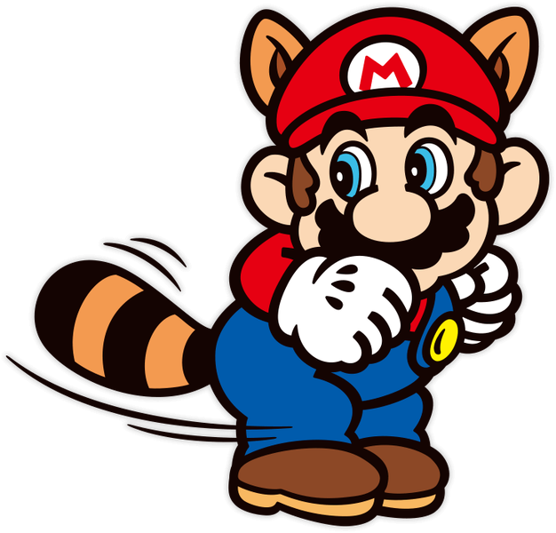 File:SMB3 Raccoon Mario Artwork 3 F40A.png