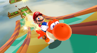 An early E3 2009 screenshot of Super Mario Galaxy 2.