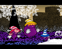 The Shadow Sirens in Boggly Woods in Paper Mario: The Thousand-Year Door