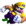 A sprite of Wario from the title screen in Mario Party 6