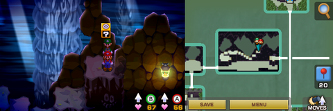 Block 28 in Chucklehuck Woods of Mario & Luigi: Superstar Saga + Bowser's Minions.