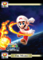 Super Mario Galaxy trading cards Fire Mario