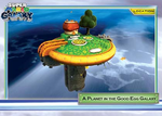 A Planet in the Good Egg Galaxy - Super Mario Galaxy Trading Card