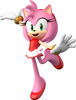 Artwork of Amy in Mario & Sonic at the London 2012 Olympic Games