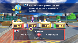 Event Quiz! from Mario & Sonic at the London 2012 Olympic Games (Wii).