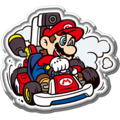 A common badge from Mario Kart Tour that depicts the Standard Kart with its design from Mario Kart Live: Home Circuit