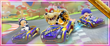 The "New Year's 2022 Tour! Its the Sports Coupe 2022!" Pack from the New Year's 2022 Tour in Mario Kart Tour