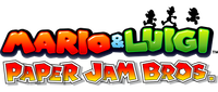 European and Oceanian logo for Mario & Luigi: Paper Jam, known as Mario & Luigi: Paper Jam Bros.
