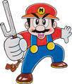Mario with the Jinkō Plasma Hasseiki