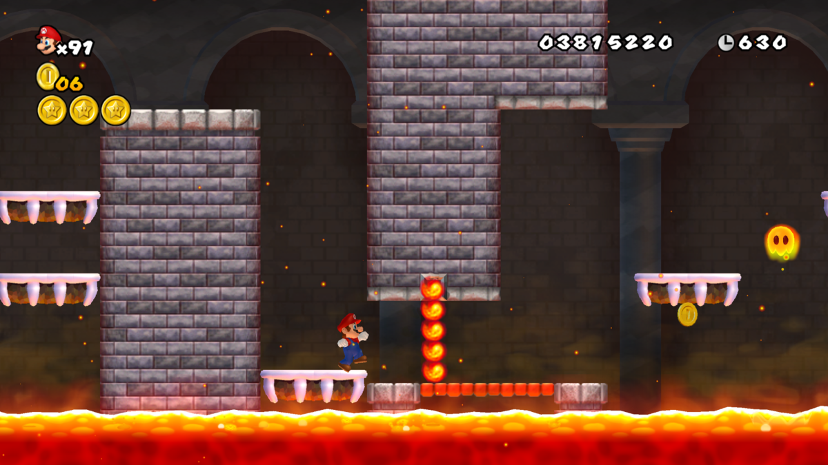 8-Bowser's Castle (New Super Bros. Wii) - Super Mario Wiki, the Mario encyclopedia