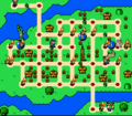 Map of New York City, New York in the SNES version