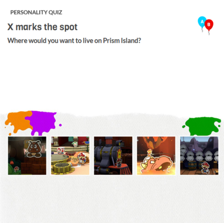 Icon for Paper Mario: Color Splash Personality Test