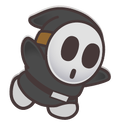 Black Shy Guy from Paper Mario: The Thousand-Year Door (Nintendo Switch)
