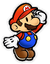 Artwork of Mario from Paper Mario: The Thousand-Year Door (Nintendo Switch)