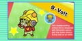 9-Volt's profile from WarioWare: Get It Together!, shown after answering the seventh question of Online Quiz: How well do you know Wario & Crew?