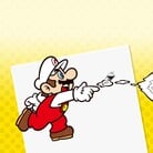 Fire Mario Paint-by-Number Printable Coloring Activity! image
