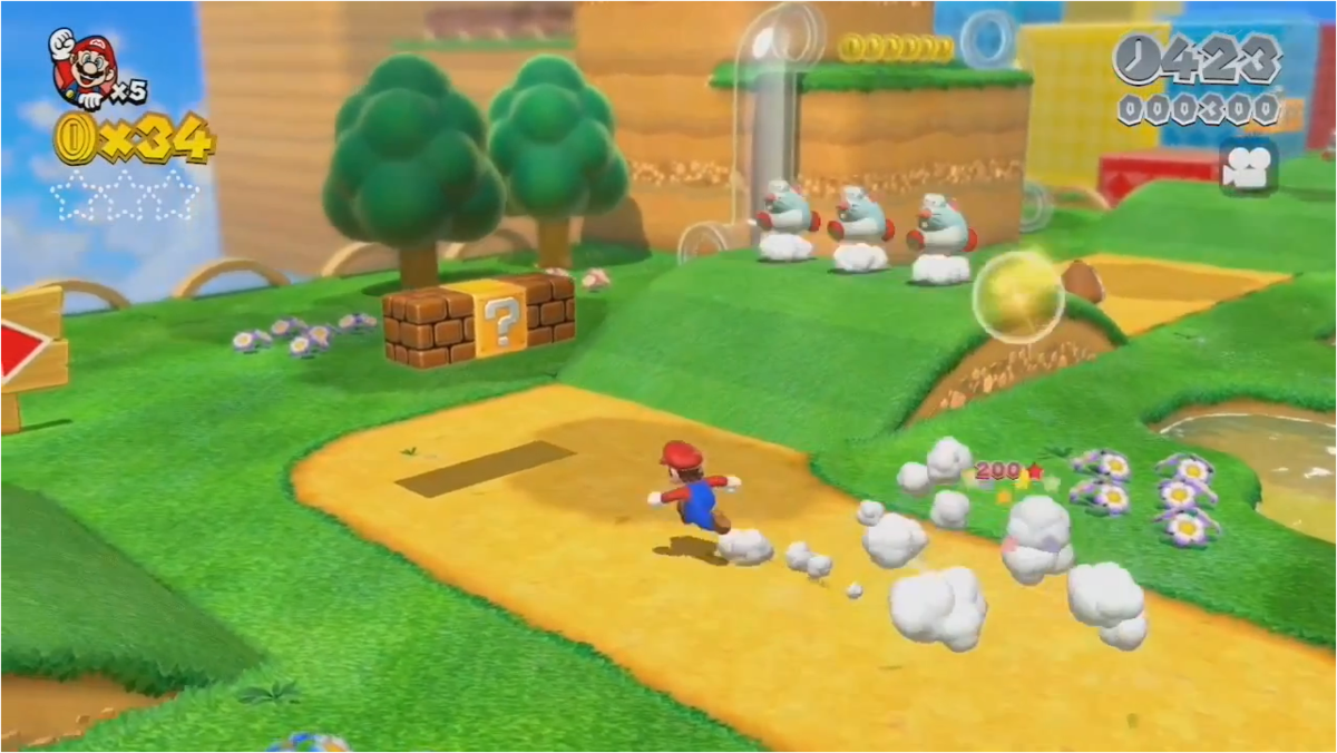 File:SM3DWgrass.png - Super Mario Wiki, the Mario encyclopedia