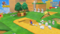 Mario running alone in Really Rolling Hills.