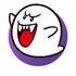 Sticker of Boo from Mario Party Superstars