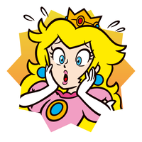 Sticker Peach (sad) - Mario Party Superstars.png