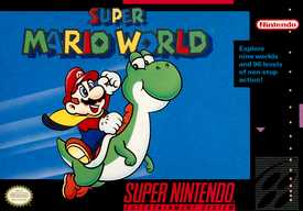 North American box art for Super Mario World