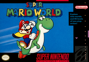 North American box art for Super Mario World