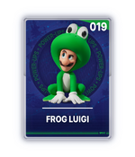 The Frog Luigi card from The Super Mario Galaxy Movie Collectible Cards