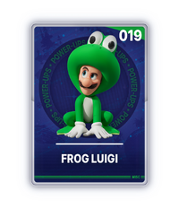 The Frog Luigi card from The Super Mario Galaxy Movie Collectible Cards