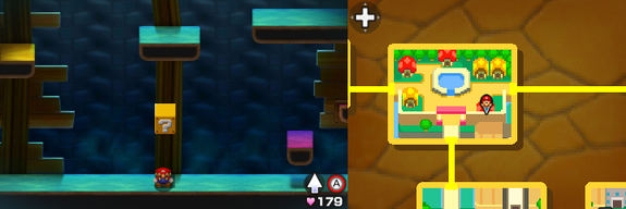 Block 43 in Toad Town of Mario & Luigi: Bowser's Inside Story + Bowser Jr.'s Journey.