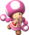 Artwork of Toadette in Mario Party 7 (also used in Mario Party DS, Mario Kart Wii and Mario Super Sluggers)