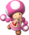 Artwork of Toadette in Mario Party 7 (also used in Mario Party DS, Mario Kart Wii and Mario Super Sluggers)